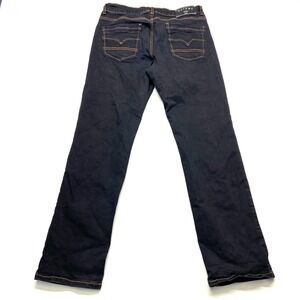 Patron Cito Stretch Jeans Mens 34x30 Black Denim Mid-Rise Straight Leg Classic